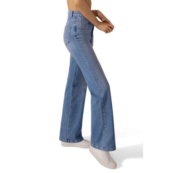 💕FAVORITE DAUGHTER💕 The Jordie Super High Rise Wide Leg Jeans ~ Madrid 26 NWT - Picture 6 of 14